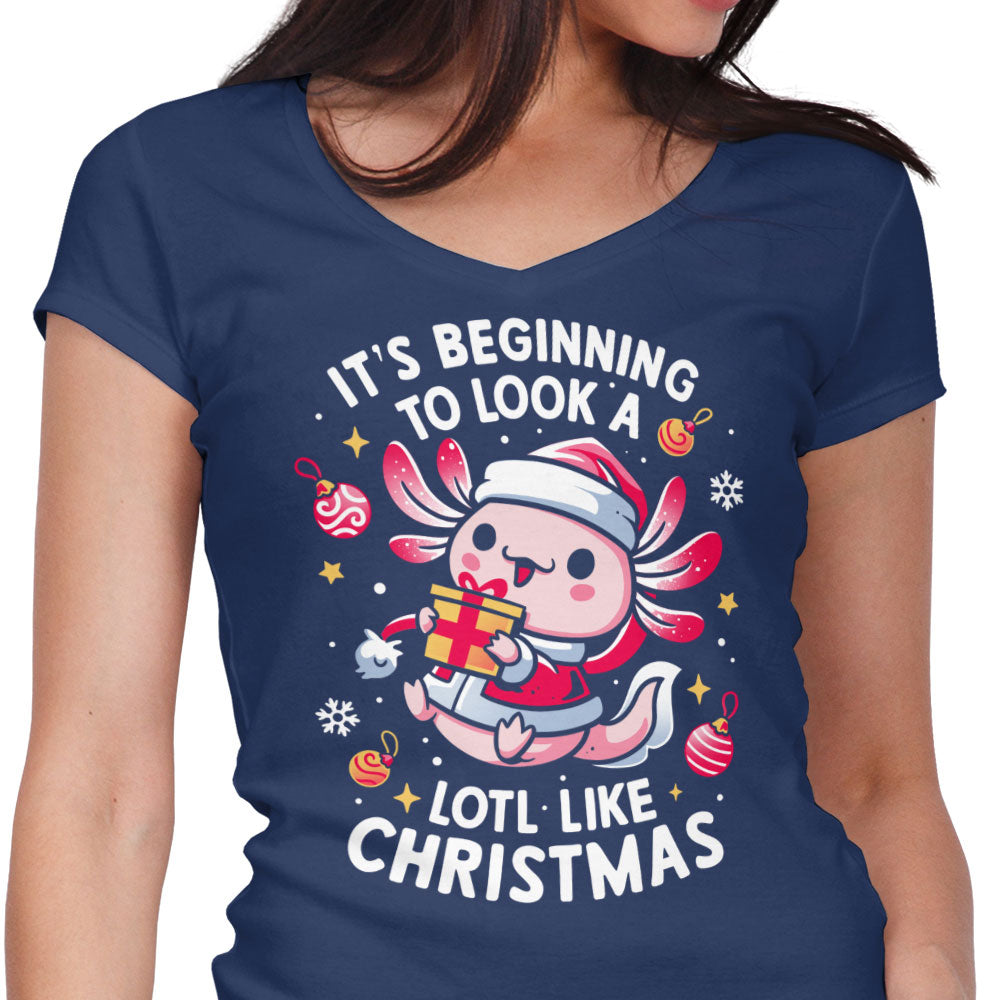 A Lotl Like Christmas - Women's V-Neck