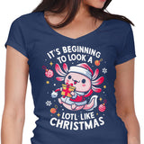 A Lotl Like Christmas - Women's V-Neck