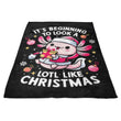 A Lotl Like Christmas - Fleece Blanket