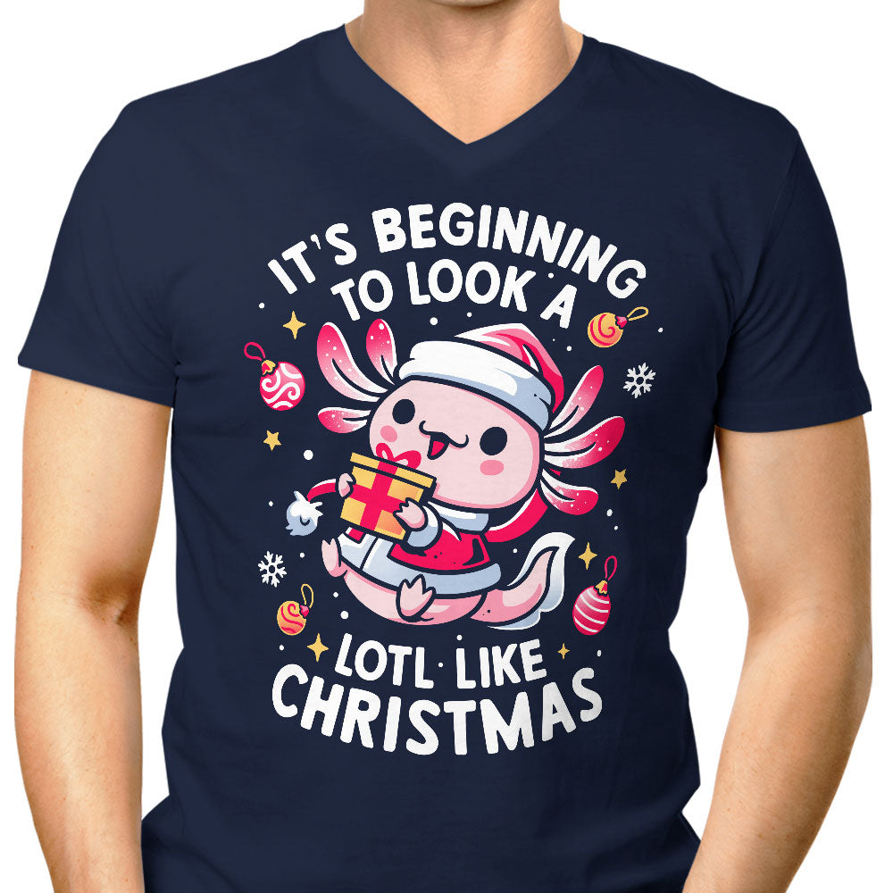 A Lotl Like Christmas - Men's V-Neck