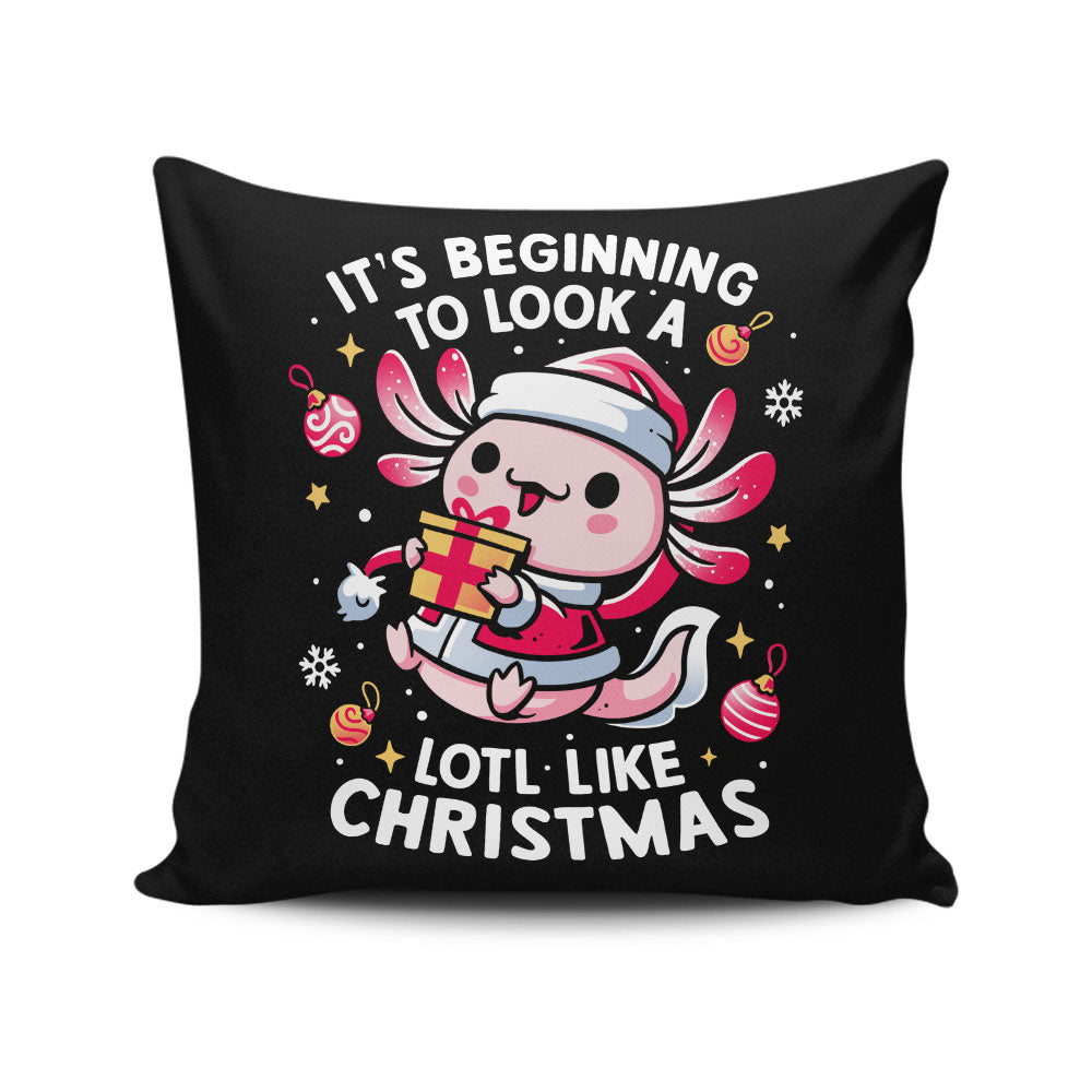 A Lotl Like Christmas - Throw Pillow