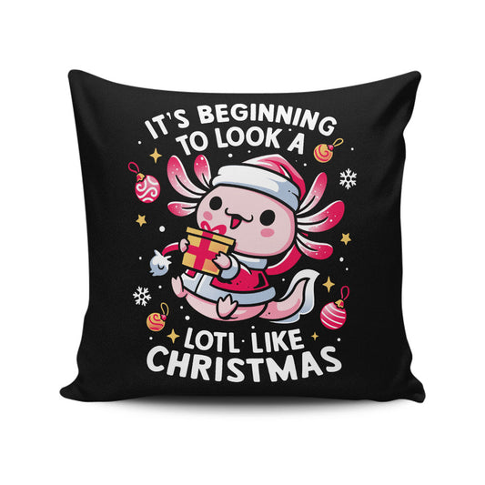 A Lotl Like Christmas - Throw Pillow