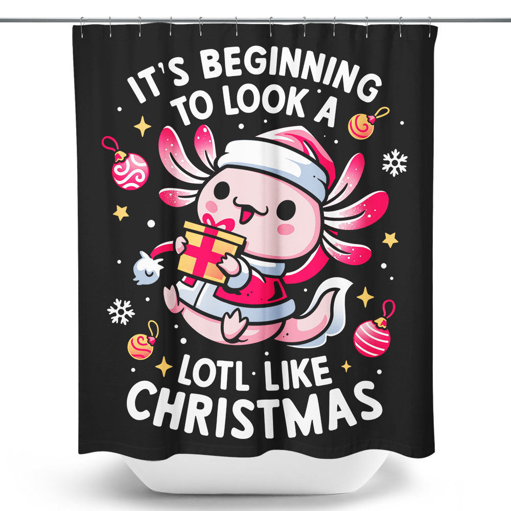 A Lotl Like Christmas - Shower Curtain