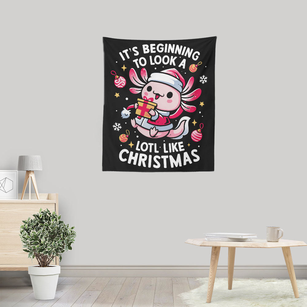 A Lotl Like Christmas - Wall Tapestry