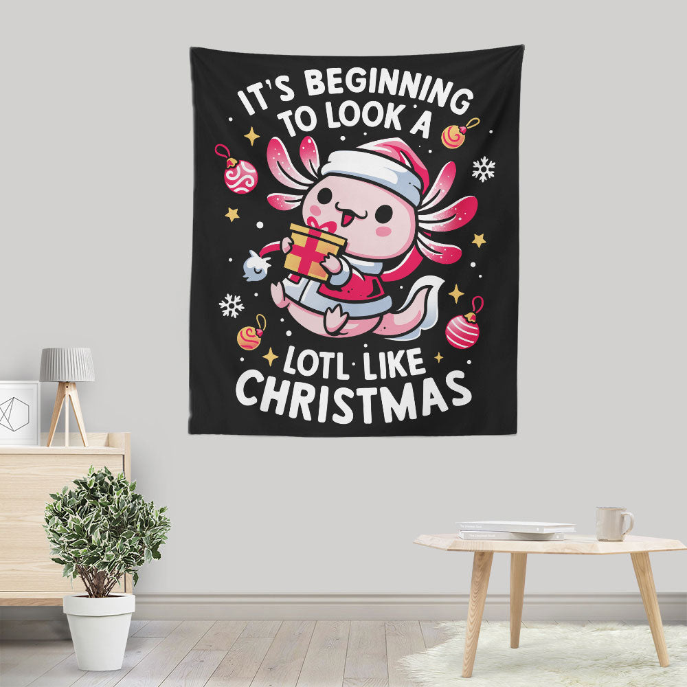 A Lotl Like Christmas - Wall Tapestry