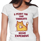 A Penny Seems Expensive - Women's V-Neck