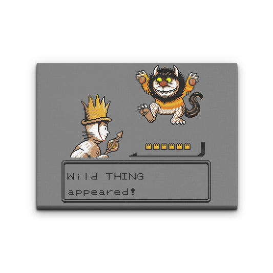 A Wild Thing Appeared - Canvas Print