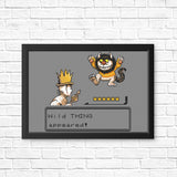 A Wild Thing Appeared - Posters & Prints