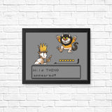 A Wild Thing Appeared - Posters & Prints