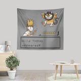 A Wild Thing Appeared - Wall Tapestry