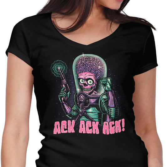 Ack, Ack, Ack! - Women's V-Neck