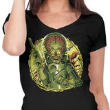 Ack, Ack Attack - Women's V-Neck