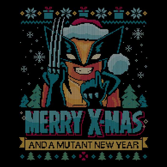 Adamantium Xmas - Canvas Print