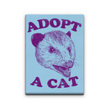 Adopt a Cat - Canvas Print