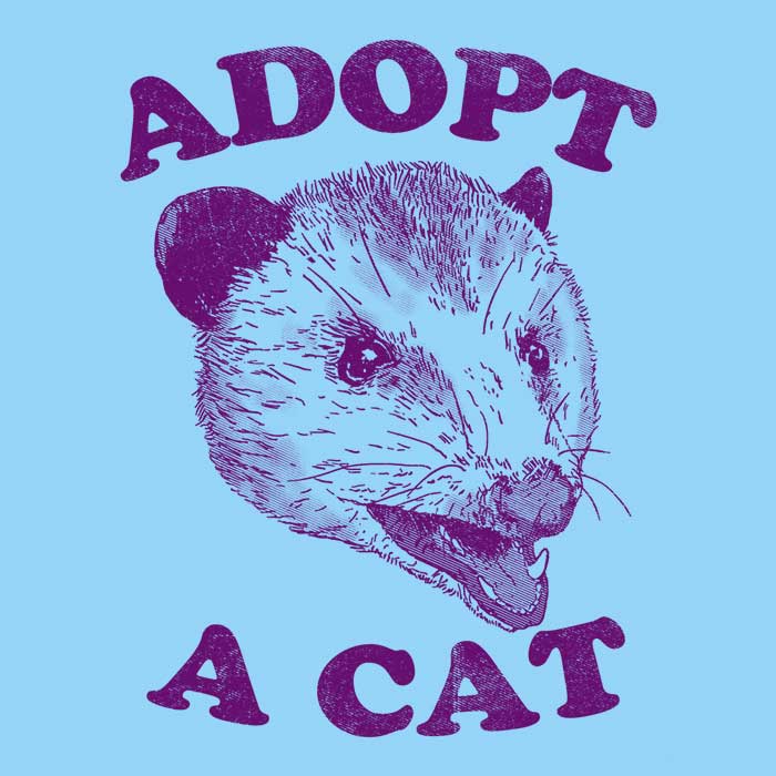 Adopt a Cat - Throw Pillow