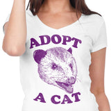 Adopt a Cat - Women's V-Neck