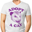 Adopt a Cat - Men's V-Neck