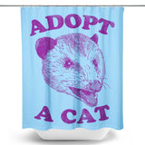 Adopt a Cat - Shower Curtain