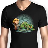 Afraid of Your Own Shadow - Men's V-Neck