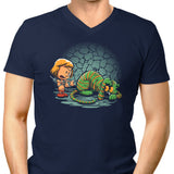 Afraid of Your Own Shadow - Men's V-Neck