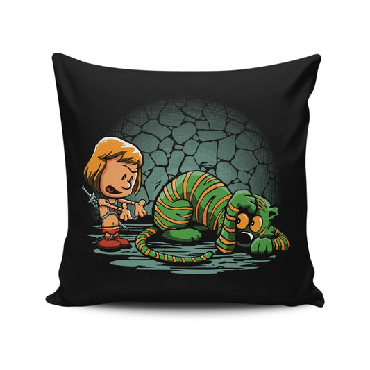 Afraid of Your Own Shadow - Throw Pillow