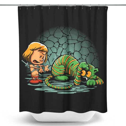 Afraid of Your Own Shadow - Shower Curtain