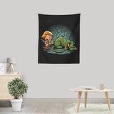 Afraid of Your Own Shadow - Wall Tapestry