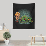 Afraid of Your Own Shadow - Wall Tapestry
