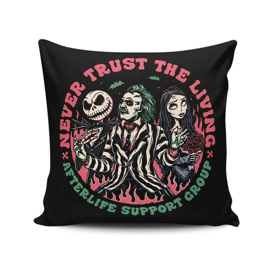 Afterlife Support Group - Throw Pillow