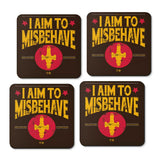 Aim to Misbehave - Coasters