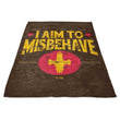 Aim to Misbehave - Fleece Blanket