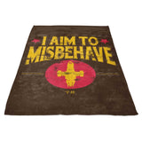 Aim to Misbehave - Fleece Blanket