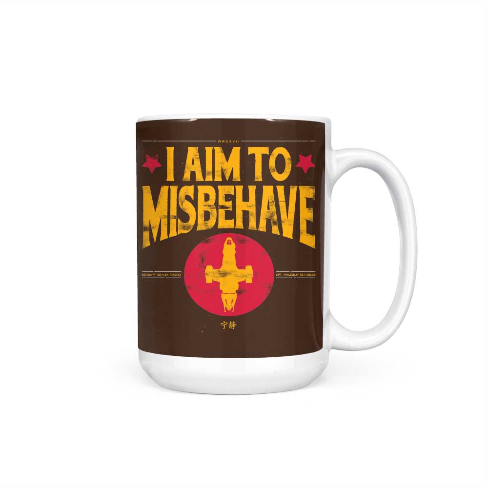 Aim to Misbehave - Mug