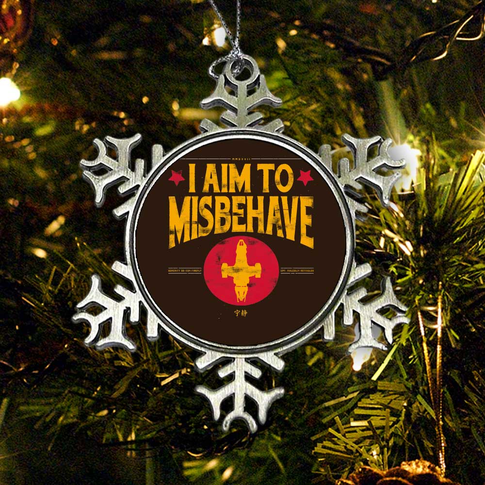 Aim to Misbehave - Ornament