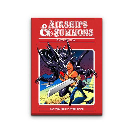 Airship and Summons - Canvas Print