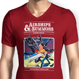 Airship and Summons - Men's V-Neck