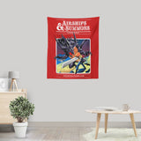 Airship and Summons - Wall Tapestry