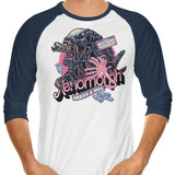 Alien Hug - 3/4 Sleeve Raglan T-Shirt