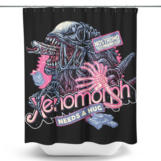 Alien Hug - Shower Curtain
