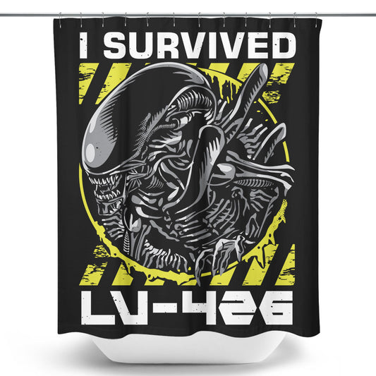 Alien Survivor - Shower Curtain