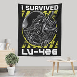 Alien Survivor - Wall Tapestry