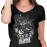 Aliens Strike Back - Women's V-Neck