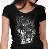Aliens Strike Back - Women's V-Neck
