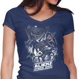 Aliens Strike Back - Women's V-Neck