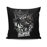 Aliens Strike Back - Throw Pillow