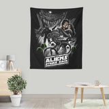 Aliens Strike Back - Wall Tapestry