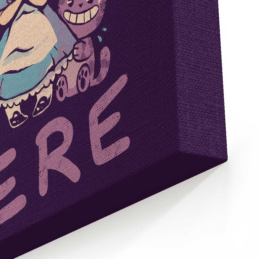 All Anxious Here - Canvas Print