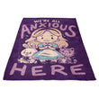 All Anxious Here - Fleece Blanket