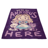 All Anxious Here - Fleece Blanket