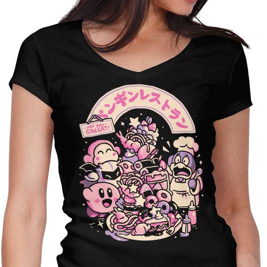 All You Can Eat - Women's V-Neck